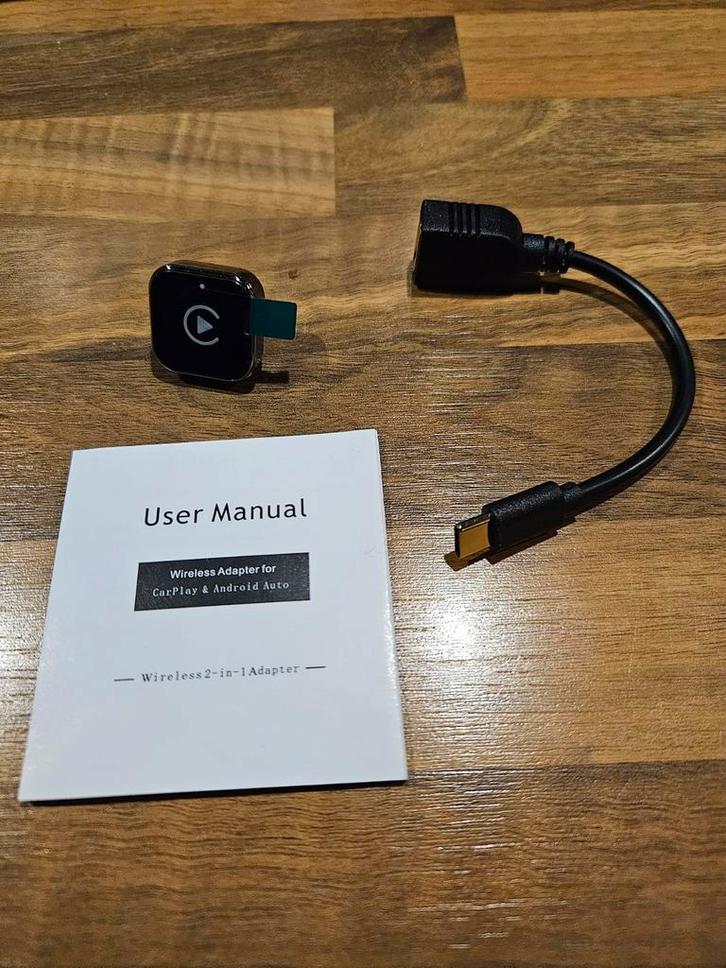 Draadloze CarPlay & Android Auto Adapter, Auto diversen, Auto-accessoires, Zo goed als nieuw, Ophalen of Verzenden