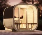 Moderne Cube Buitensauna SKOG KAKS280 Noordse Spar, Ophalen of Verzenden, Nieuw, Fins of Traditioneel, Complete sauna