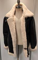 Nieuwe pilotenjas lammy coat - maat L - witte lamsvacht, Ophalen of Verzenden, Nieuw, Maat 52/54 (L), Bruin