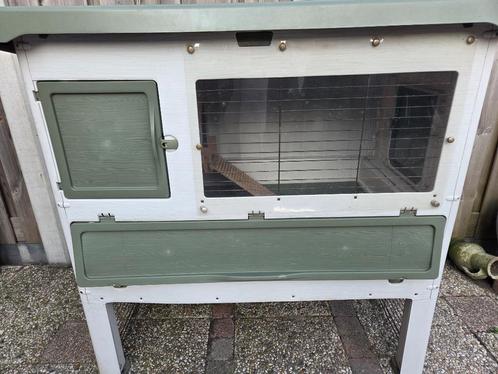Ferplast lodge 120 + cover, Dieren en Toebehoren, Knaagdieren en Konijnen | Hokken en Kooien, Gebruikt, Hok, 90 cm of meer, 110 cm of meer