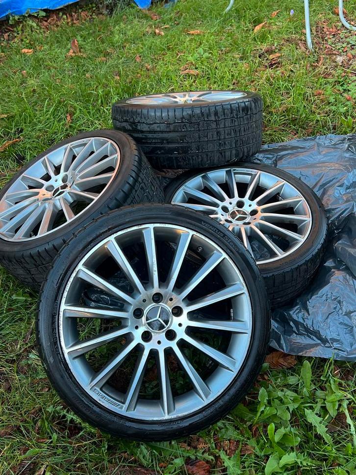 Mercedes AMG Velgen 19inch 5x112 66.6mm, Auto-onderdelen, Banden en Velgen, Velg(en), Zomerbanden, 19 inch, 225 mm, Personenwagen