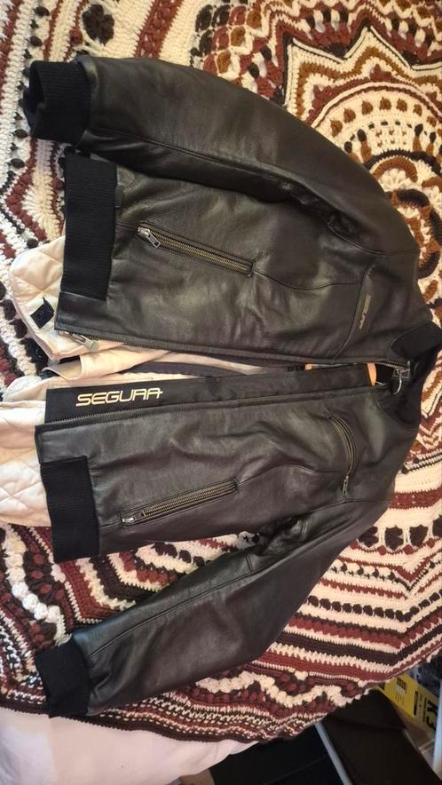 Korte leren motorjas, Motoren, Kleding | Motorkleding, Jas | leer, Dames, Tweedehands, Ophalen