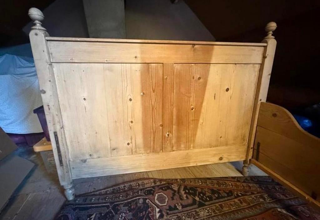 Grenen twijfelaar 190x125, Ophalen, Zo goed als nieuw, Twijfelaar