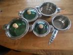Pannenset Exclusive Line, Ophalen of Verzenden, Zo goed als nieuw, Rvs, Pannenset
