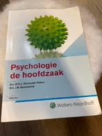 Psychologie de hoofdzaak - Schreuder-Peters & Boomkamp, Ophalen of Verzenden, Gamma, Gelezen, HBO