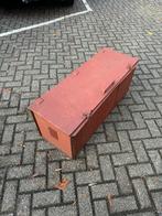 Oude Gereedschapskist / Minutiebak, Gebruikt, 100 tot 150 cm, Ophalen of Verzenden, Metaal