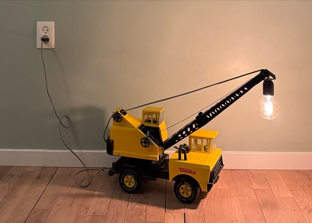 Tonka Lamp - Kinderkamer Nachtlampje, Ophalen, Gebruikt, Metaal, Minder dan 100 cm