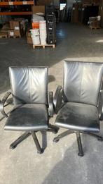Klober Bureaustoelen Zwarte x2, Ophalen, Gebruikt, Zwart