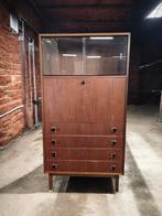 vintage halfhoge kast / vitrine kast / boekenkast, Ophalen