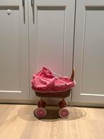 Vintage Rotan Poppenwagen met Roze Bekleding, Ophalen, Gebruikt, Overige typen