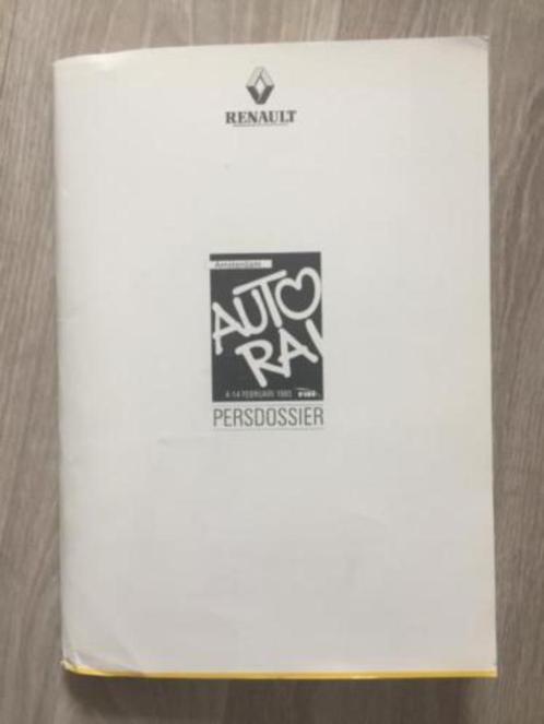 Renault Persmap RAI 1993 en 1997, Boeken, Auto's | Folders en Tijdschriften, Gelezen, Renault, Ophalen of Verzenden