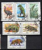 Madagascar dieren 1994 vogel dinosaurussen, Postzegels en Munten, Ophalen of Verzenden, Dier of Natuur, Gestempeld