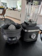 KitchenAid K400 blender vulkaanzwart + citruspers, Witgoed en Apparatuur, Keukenmixers, Ophalen, Zo goed als nieuw