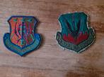 2 Amerikaanse emblemen, Verzamelen, Militaria | Algemeen, Embleem of Badge, Amerika, Luchtmacht, Ophalen of Verzenden