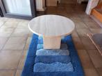 Ronde travertin salontafel  / bijzettafel  / koffietafel, Minder dan 55 cm, Rond, Ophalen of Verzenden, Zo goed als nieuw