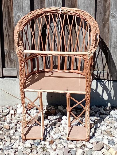 Vintage Brocante Rieten Kinder Fietszitje uit jaren 50, 60, Antiek en Kunst, Antiek | Woonaccessoires, Ophalen