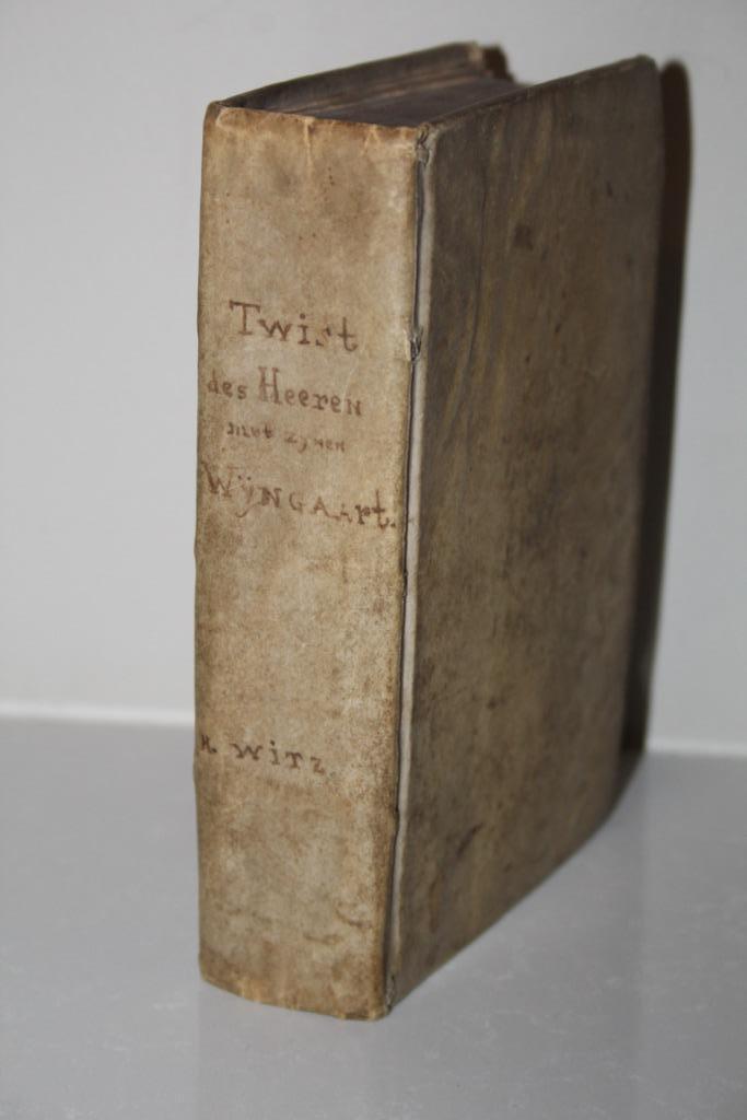 Hermannus Witsius - Twist des Heeren (1736, perkament), Antiek en Kunst, Antiek | Boeken en Bijbels, Ophalen of Verzenden