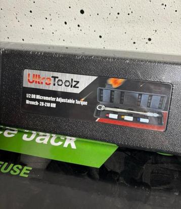 5 Delige 1/2 DR Micrometer Momentsleutelset 28-210 NM Nieuw beschikbaar voor biedingen