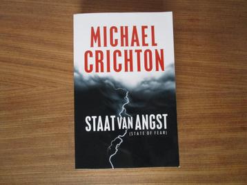 Nr.155: Boek Thriller van Michael Crichton - Staat van Angst beschikbaar voor biedingen