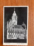 Middelburg. Verlichte Stadhuis. 1940., Ophalen of Verzenden, 1940 tot 1960, Gelopen, Zeeland