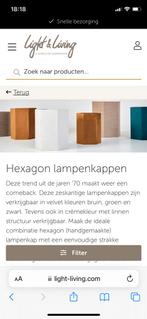Velvet lampenkap van Light en Living 1 stuk, Ophalen, Nieuw, Groen, Overige vormen