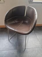Moroso design stoel leer, Huis en Inrichting, Stoelen, Ophalen, Gebruikt, Leer, Eén