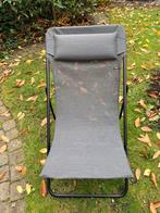 Ligstoel / klapstoel Lafuma NIEUW grijs, Ophalen of Verzenden, Zo goed als nieuw, Campingstoel
