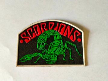 Scorpions scorpion glamrock rock vintage RUBBER patch rare beschikbaar voor biedingen