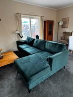 Groene 3 zits bank, Ophalen, 150 tot 200 cm, Tweepersoons, 75 tot 100 cm