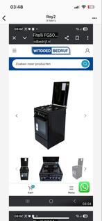 Fornuis, Witgoed en Apparatuur, Fornuizen, Ophalen, Nieuw, 4 kookzones, Gas