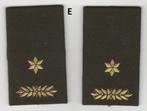 set rangen epauletten Majoor (E), Ophalen of Verzenden, Landmacht, Nederland, Embleem of Badge