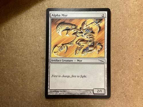 1x Alpha Myr [142/306] (Near Mint), Hobby en Vrije tijd, Verzamelkaartspellen | Magic the Gathering, Zo goed als nieuw, Losse kaart