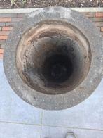 Vintage Betonnen Bloempot, Tuin en Terras, Bloempotten, Ophalen, Gebruikt, 40 cm of meer, Rond