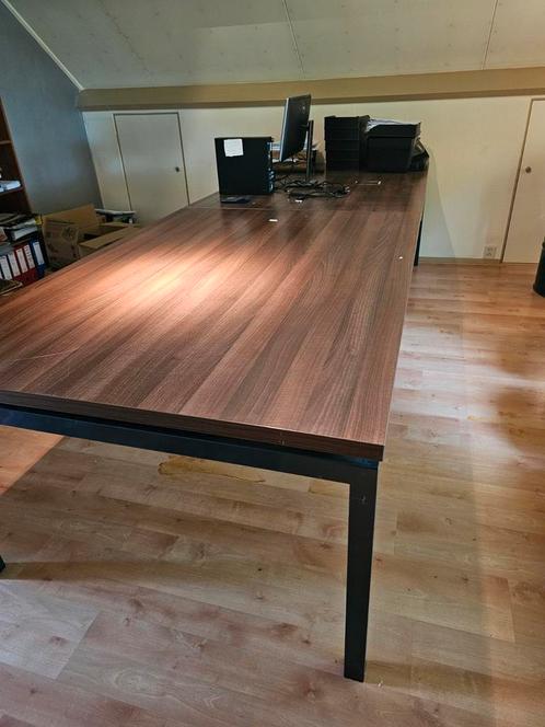 Lange bureau of kantine tafel lengte 340 x 120, Huis en Inrichting, Tafels | Eettafels, Zo goed als nieuw, 200 cm of meer, Vijf personen of meer
