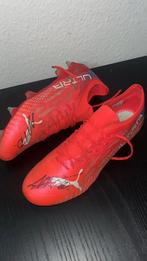 Matchworn en gesigneerde voetbalschoenen van Mats Seuntjens, Ophalen, Gebruikt, Schoenen, Maat L