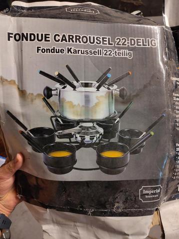 Fondueset Carrousel 22-Delig - beschikbaar voor biedingen