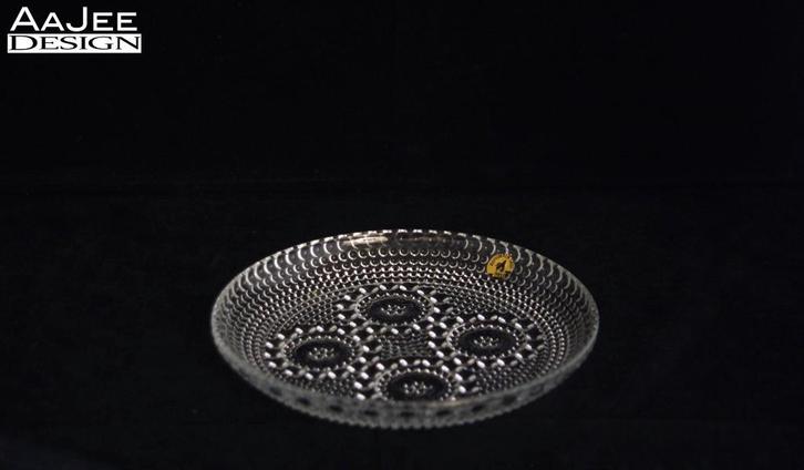 Riihimäen Lasi - Grapponia bordjes - Nanny Still - LOS, Antiek en Kunst, Antiek | Glas en Kristal, Ophalen of Verzenden