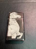 Zippo Slim Aansteker Paard, Verzamelen, Rookartikelen, Aanstekers en Luciferdoosjes, Ophalen of Verzenden, Gebruikt, Aansteker