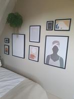 Desenio posterwand met Ikea lijsten, Ophalen, Minder dan 50 cm, Zo goed als nieuw, Schilderij