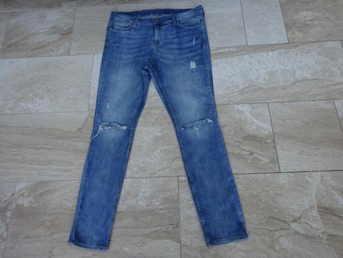 DENIM heup stretch jeansbroek - maat 48, Kleding | Dames, Grote Maten, Zo goed als nieuw, Broek of Spijkerbroek, Blauw, Ophalen of Verzenden