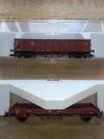 Fleischmann H0. DB goederenwagons. 5227 en 5263., Gelijkstroom, Verzenden, Fleischmann, Wagon