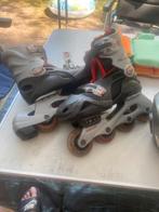 Nijdam Skeelers en (ski) Helm, Ophalen of Verzenden, Gebruikt, Inline skates 4 wielen, Overige merken