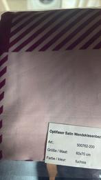 Kussensloop Optidee satin fuchsia, Huis en Inrichting, Slaapkamer | Beddengoed, Ophalen of Verzenden, Nieuw, Eenpersoons, Hoeslaken of Sloop