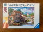 Ravensburger puzzel: De brug over het water, 500XL stukjes, Ophalen of Verzenden, 500 t/m 1500 stukjes, Gebruikt, Legpuzzel