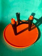 Vintage kandelaar kunststof modulair Hommage  Koziol 2005, Kunststof, Gebruikt, Zwart, Ophalen of Verzenden