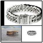 Buddha to Buddha armband en ring zgan, Ophalen of Verzenden, Zo goed als nieuw, Zilver