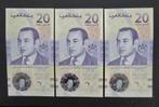 Marokko 20 dirham 2019 UNC (20 jaar op de troon), Ophalen of Verzenden, Overige landen, Setje