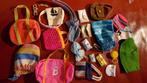 Vintage Barbie Sindy Fleur Daisy Tienerpop tasjes sport tas., Verzamelen, Poppen, Ophalen of Verzenden, Gebruikt, Fashion Doll