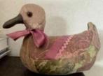 Decoratie-eend stof gemaakt; stoffen eend, decoratief eendje, Kinderen en Baby's, Kinderkamer | Inrichting en Decoratie, Ophalen of Verzenden