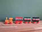 De Groene Merel houten trein met 30! Poppetjes, Ophalen of Verzenden, Overige typen